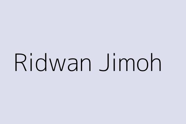 Ridwan Jimoh